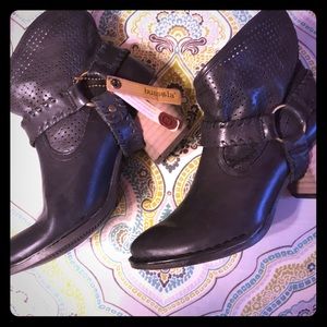 Black Ankle Booties from Anthropology. Worn once